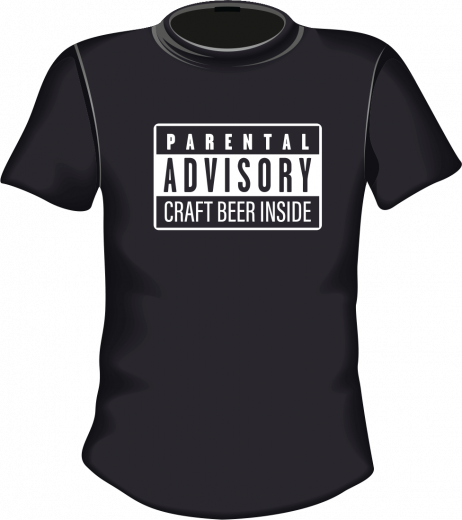 Parental Advisory Crafrbeer inside